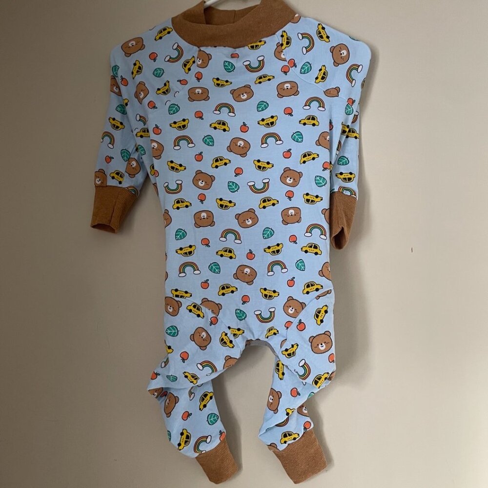Pet Bear Print Onesie